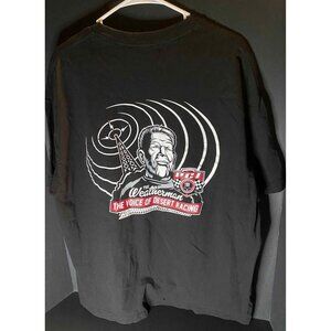 Vtg PCI Radios The Weatherman The Voice of Desert Racing T-Shirt Tee Mens XL